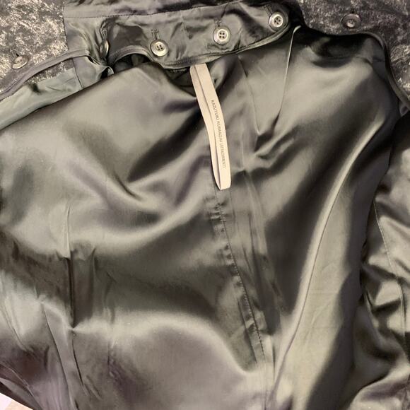 ATTACHMENT Size S Black Grey Textured Wool Jacket - Picture 7 of 7